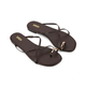 Siren Mikki Flat Sandals - Chocolate Leather