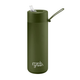Frank Green Ceramic Reusable Bottle - 20oz/595ml - Khaki - Barefoot Blvd