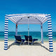 CoolCabanas Large Shade - Newport Navy Stripes - Barefoot Blvd