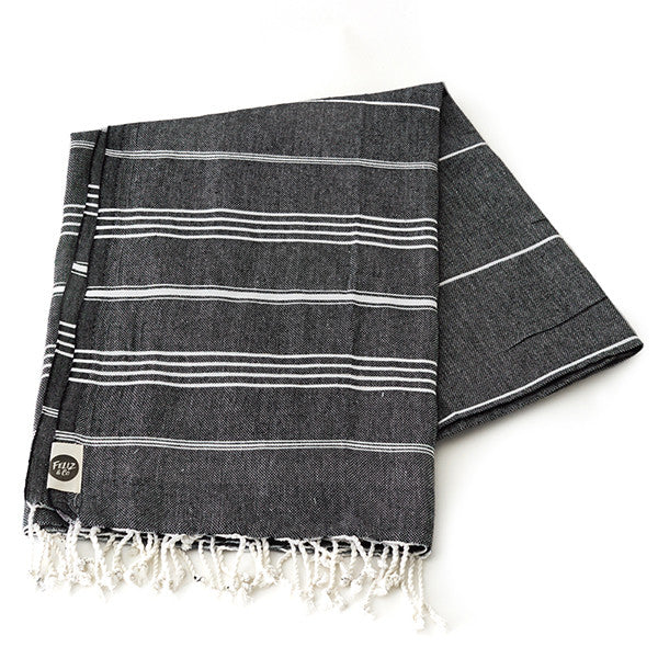 Feliz & Co Lighthouse Towel - Black - Barefoot Blvd