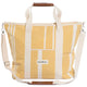 Business & Pleasure Cooler Tote Bag - Vintage Yellow Stripe - Barefoot Blvd