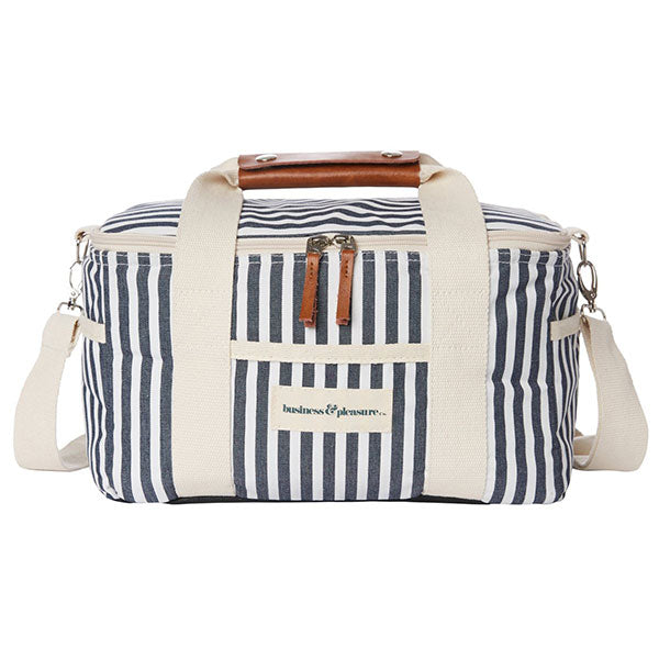 Business & Pleasure Premium Cooler - Laurens Navy Stripe - Barefoot Blvd
