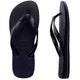 Havaianas Rubber Logo - Black/Black/Grey - Barefoot Blvd