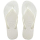 Havaianas Slim Metallic - White - Barefoot Blvd
