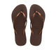 Havaianas Slim Metallic - Dark Brown/Metal Accoused