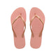 Havaianas Slim Metal Logo - Rose Nude/Rose Gold - Barefoot Blvd