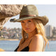Rigon Zoe Wide Brim Fedora - Van Dyck Brown 58cm TM544