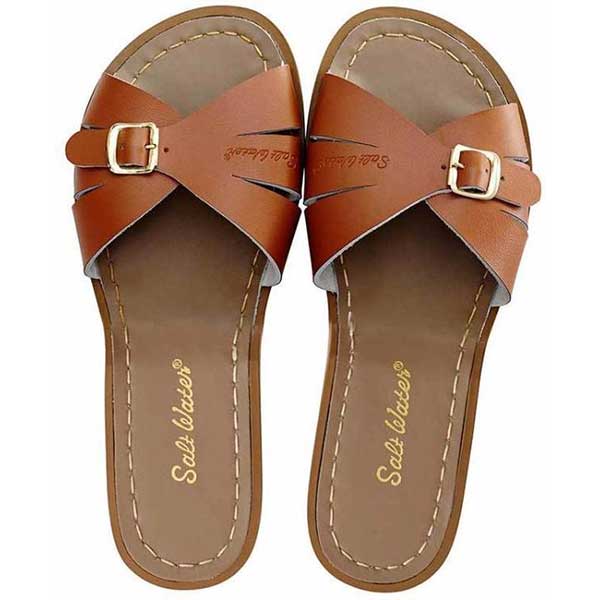 Salt Water Classic Slide Tan – Barefoot Blvd