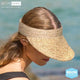 Rigon Noosa Raffia Visor - Natural- TM515 - Barefoot Blvd