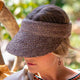 Rigon Noosa Raffia Visor - Mushroom - TM515