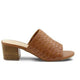 Verali Ezzy Woven Heel - Tan Embossed