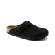 Birkenstock Boston Suede Leather - Black SFB - Barefoot Blvd