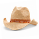 Rigon Castaway Raffia Cowboy - Natural/Orange - BD129