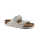 Birkenstock Arizona SFB Suede Leather - White Suede - Barefoot Blvd