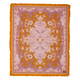 Wandering Folk Ornate Floral Throw - Rose - Barefoot Blvd