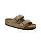 Birkenstock Arizona SFB Suede Leather - Taupe - Barefoot Blvd