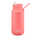 Frank Green Ceramic Reusable Bottle - 34oz/1L - Peach