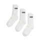 Vans Classic Crew Socks - White - Kids 3 pack