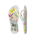 Havaianas Kids Slim Flora - White - Barefoot Blvd