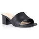 Verali Eleni Block Heel Mules - Black Softee