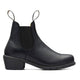 Blundstone 1671 Womens Heeled Leather Boot - Black - Barefoot Blvd