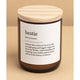 The Commonfolk Collective Dictionary Candle - Bestie