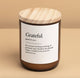 The Commonfolk Collective Dictionary Candle - Grateful