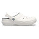 Crocs Classic Lined Clog - Adults White/Grey