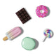 Crocs Jibbitz Charms - 3D Sweet Treats - 5 pack