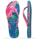 Havaianas Kids Slim Floral - Palm Blue