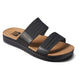 Reef Water Vista Slide - Black/Tan - Barefoot Blvd