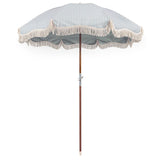 Business & Pleasure Premium Umbrella - Laurens Stripe Sage - Barefoot Blvd