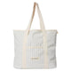 Business & Pleasure Beach Bag - Laurens Sage Stripe - Barefoot Blvd