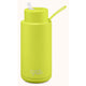 Frank Green Ceramic Reusable Bottle - 34oz/1L - Neon Yellow
