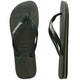 Havaianas Rubber Logo - Olive Green - Verde Olive - Barefoot Blvd
