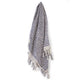 Feliz & Co Pom Pom Rectangle Towel - Navy/White - Barefoot Blvd