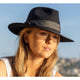 Rigon Sienna Fedora - Black/Charcoal 58cm BD625